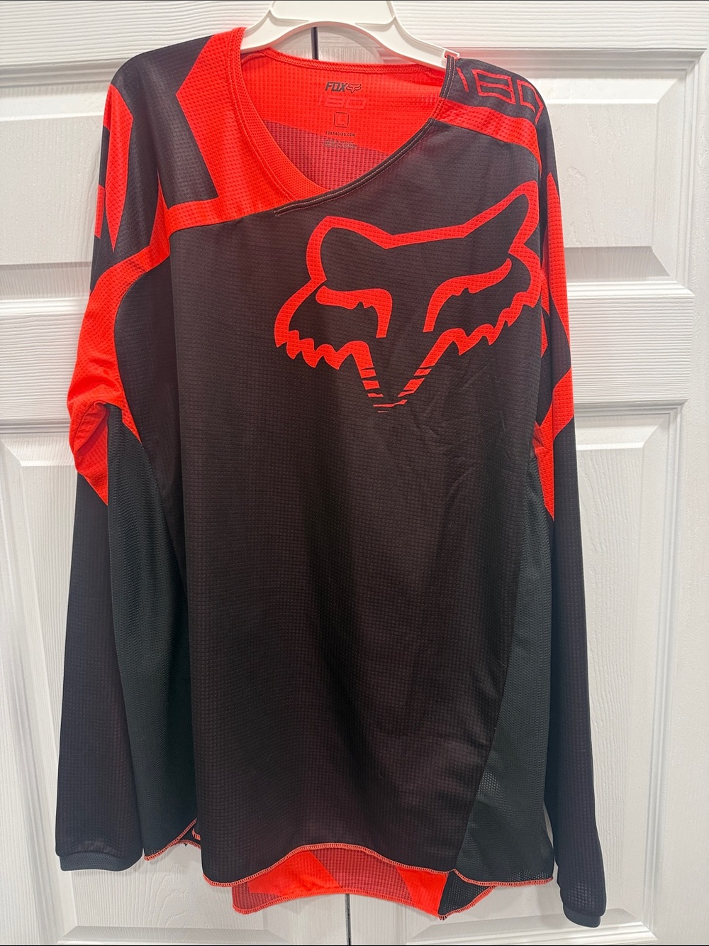 FOX RACING 180 MOTOCROSS 180 JERSEY -Racing NWT Men’s Large Black W/ Orange